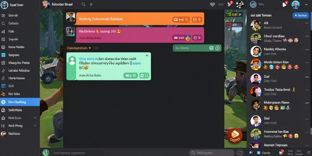 Tangkapan layar menampilkan aksi seru dalam game.