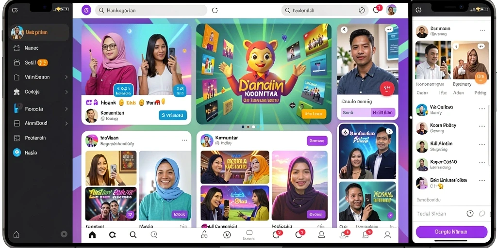 Tampilan antarmuka yang bersih dan intuitif.