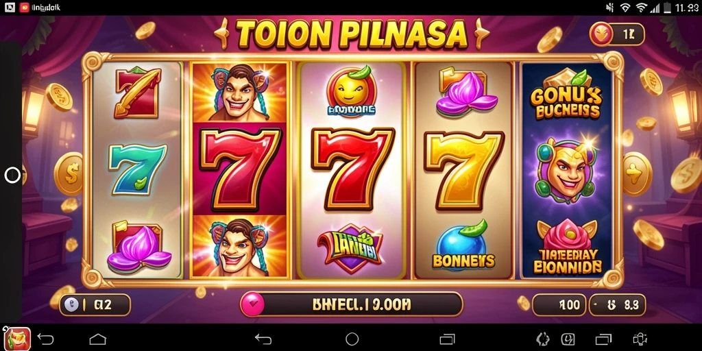Screenshot dari karakter utama dalam aksi.