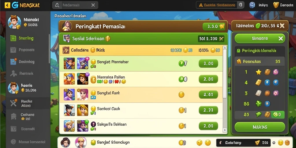 Tampilan grafis yang menarik dan modern.