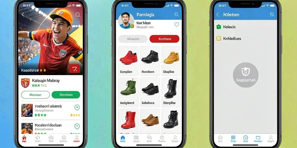 Tampilan antarmuka yang menarik dan user-friendly.