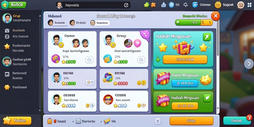 Antarmuka pengguna HPTOTO yang menarik dan intuitif.