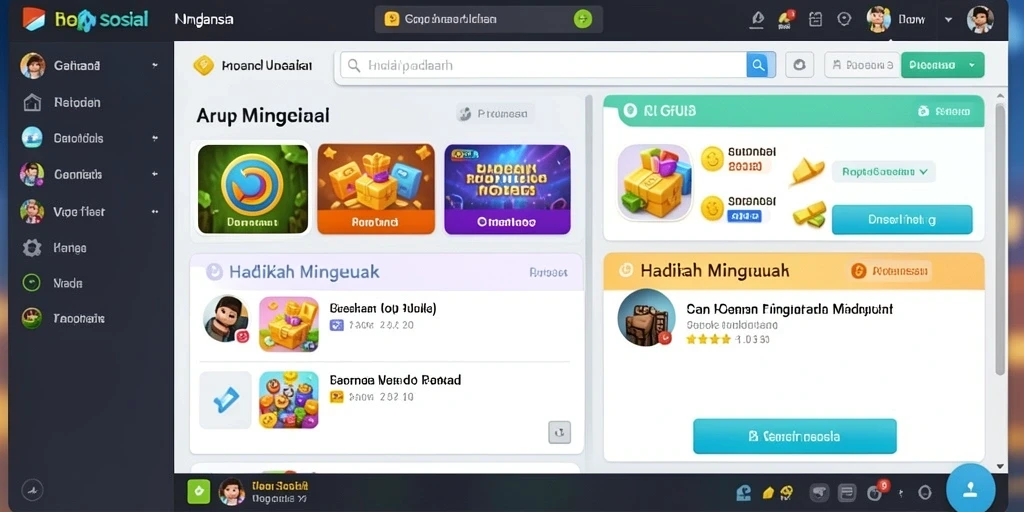 Tampilan antarmuka yang menarik dan mudah dinavigasi.