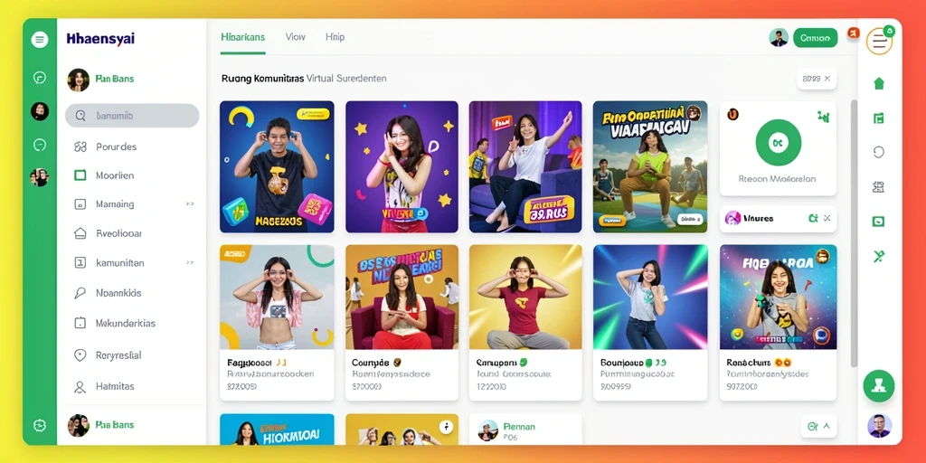 Tampilan antarmuka yang menarik dan user-friendly.