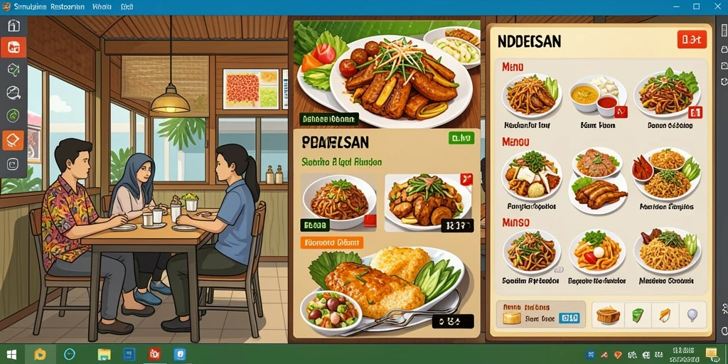 Tampilan antarmuka yang intuitif dan menarik.