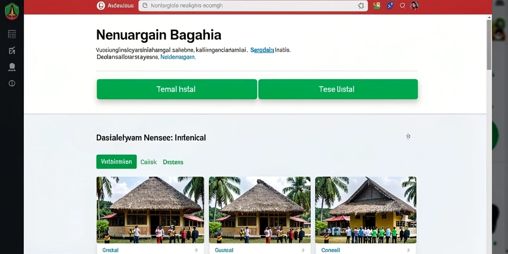 Tampilan awal yang menarik dan memukau.