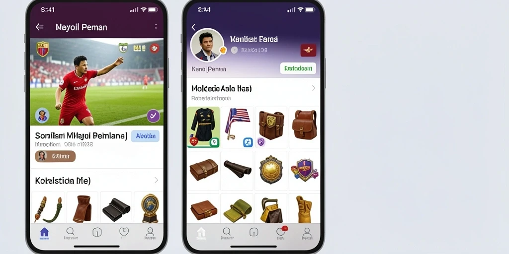 Tampilan awal yang menarik dan modern.